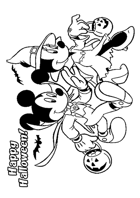 Plansa de colorat cu Halloween 30 87